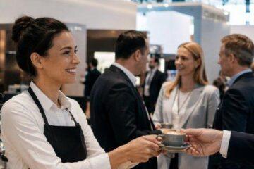 Bild zeigt Beitragsbild 1 zum Thema: Coffee Catering für Messen in Hamburg