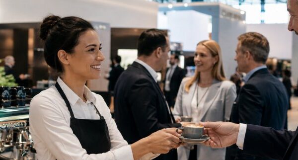 Bild zeigt Beitragsbild 1 zum Thema: Coffee Catering für Messen in Hamburg